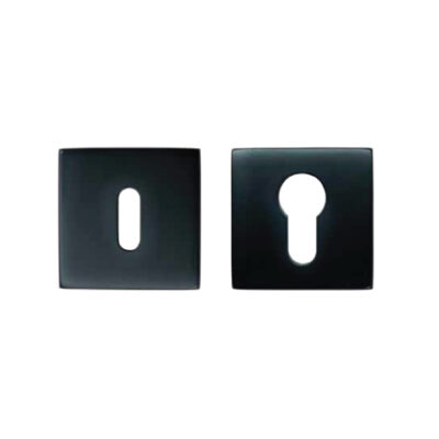 Calini Premium 304 Stainless Steel Square Escutcheons - Black - IW1907BLK