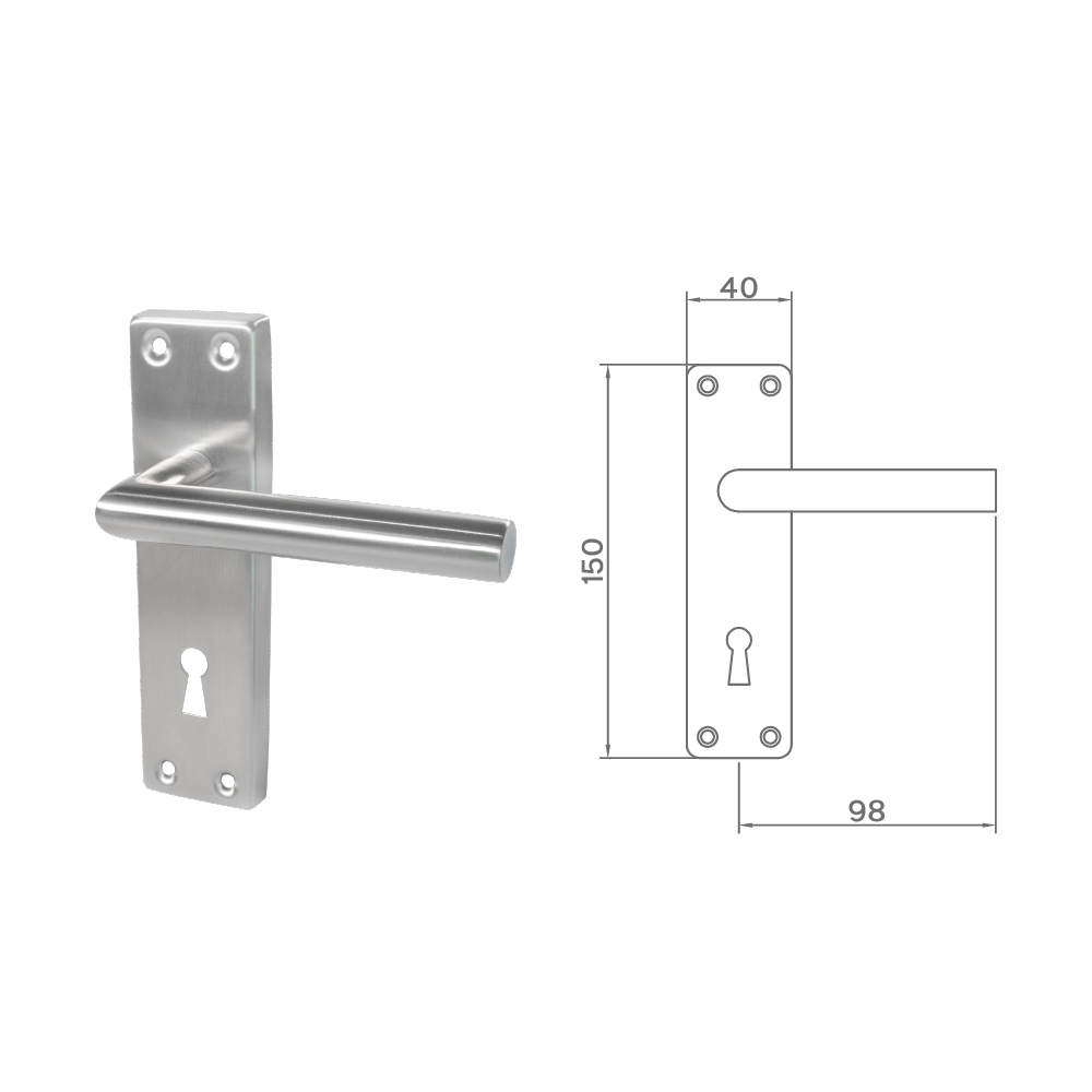 Calini Premium 201 Stainless Steel Econo Lever Handle - IW1224