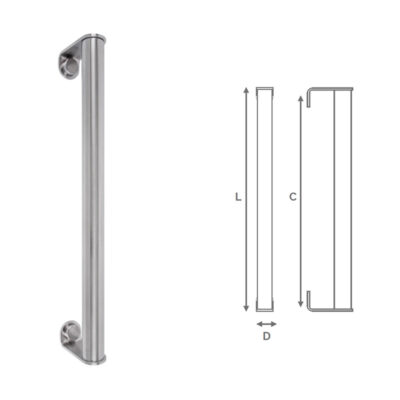 Calini Premium 304 Stainless Steel Pull Handle - IW1332